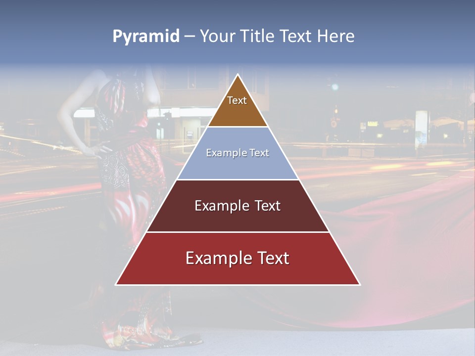 Night Single Beauty PowerPoint Template