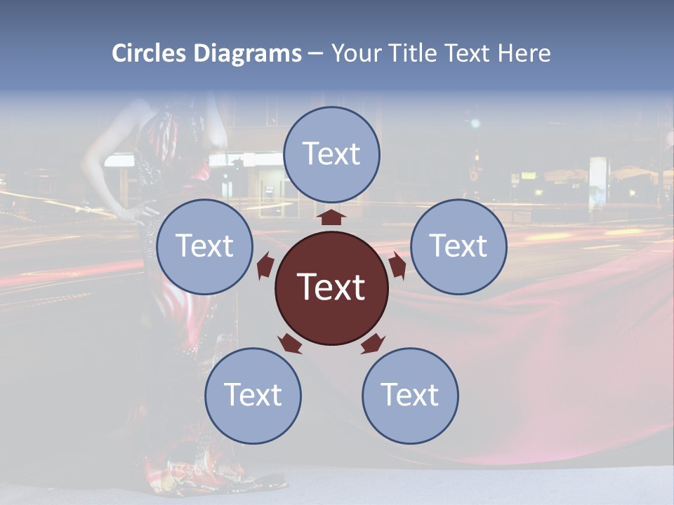 Night Single Beauty PowerPoint Template