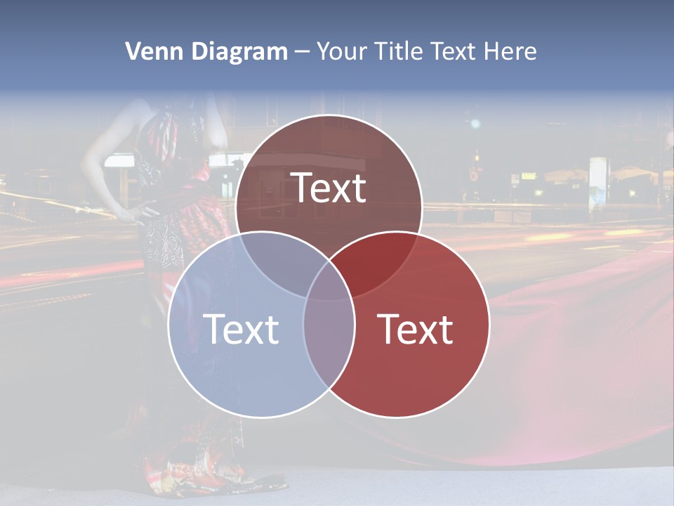 Night Single Beauty PowerPoint Template