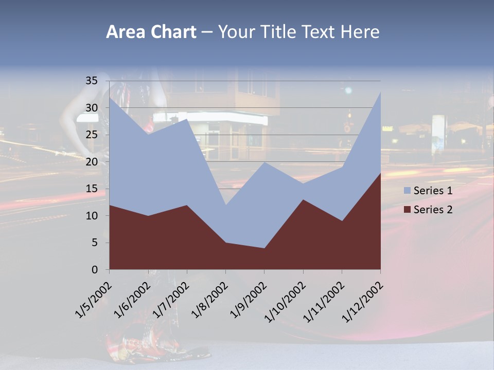Night Single Beauty PowerPoint Template