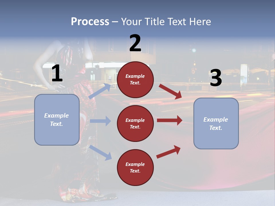 Night Single Beauty PowerPoint Template