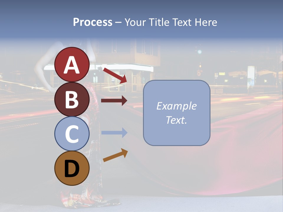 Night Single Beauty PowerPoint Template