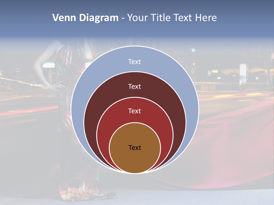 Night Single Beauty PowerPoint Template