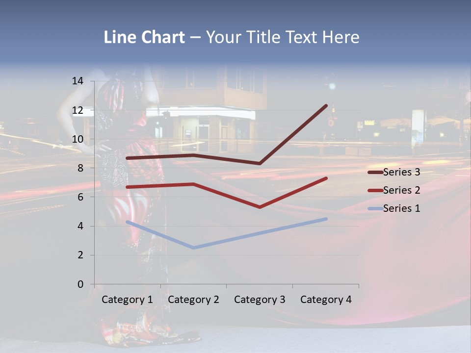 Night Single Beauty PowerPoint Template