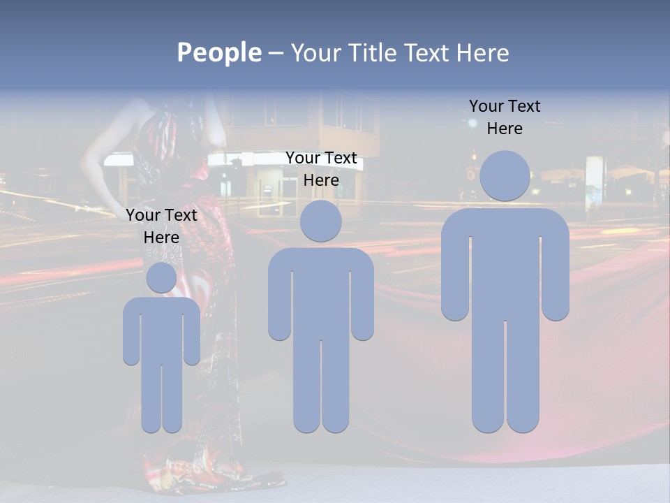 Night Single Beauty PowerPoint Template