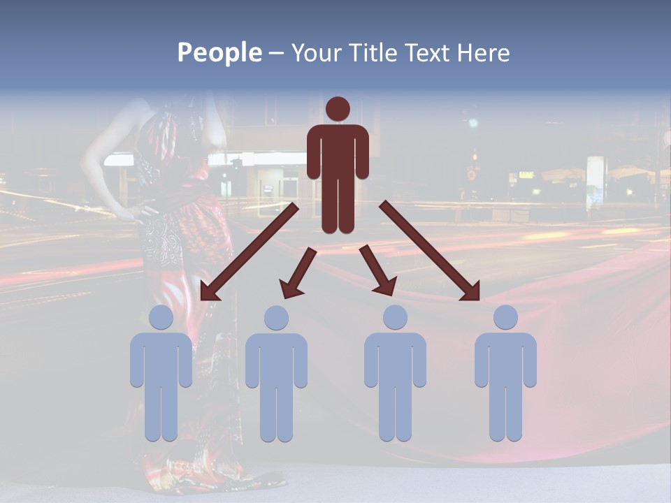 Night Single Beauty PowerPoint Template