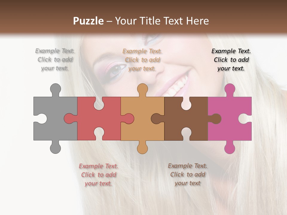 Fashion Smile Straight PowerPoint Template