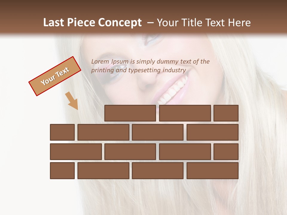 Fashion Smile Straight PowerPoint Template