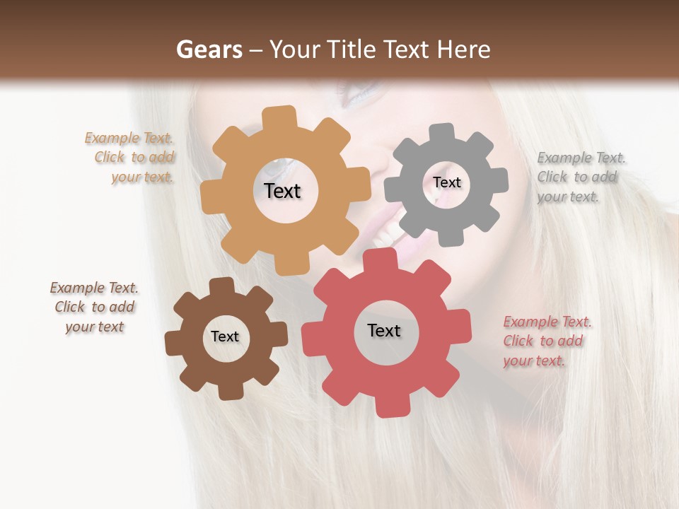 Fashion Smile Straight PowerPoint Template