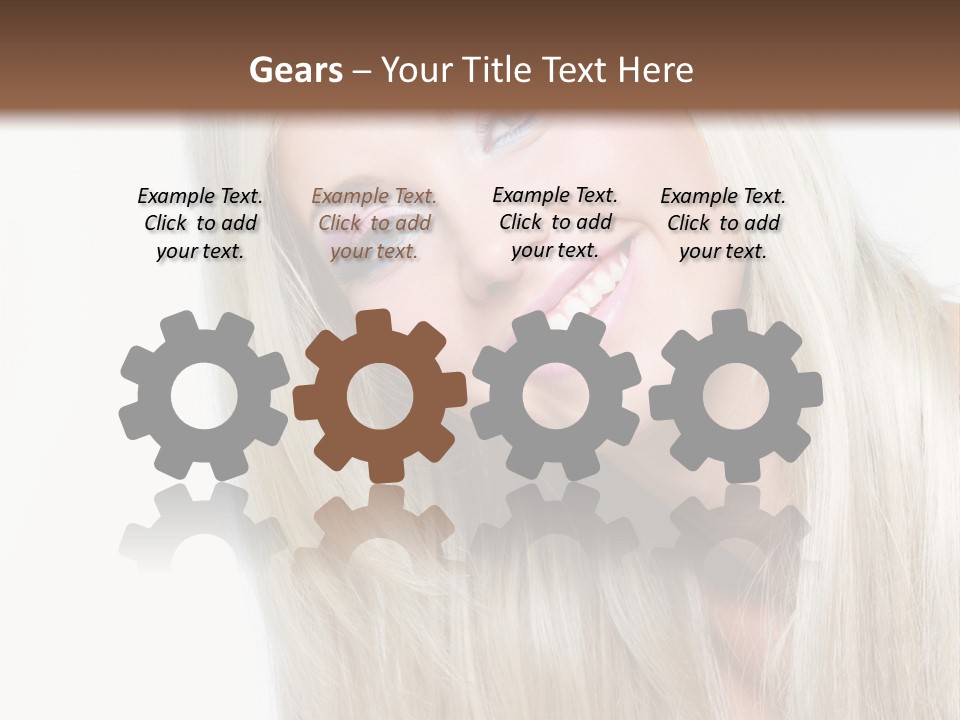 Fashion Smile Straight PowerPoint Template