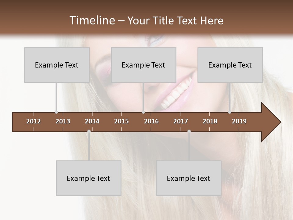 Fashion Smile Straight PowerPoint Template