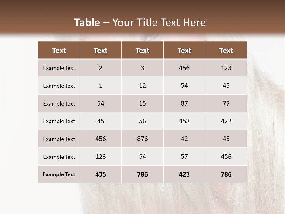 Fashion Smile Straight PowerPoint Template