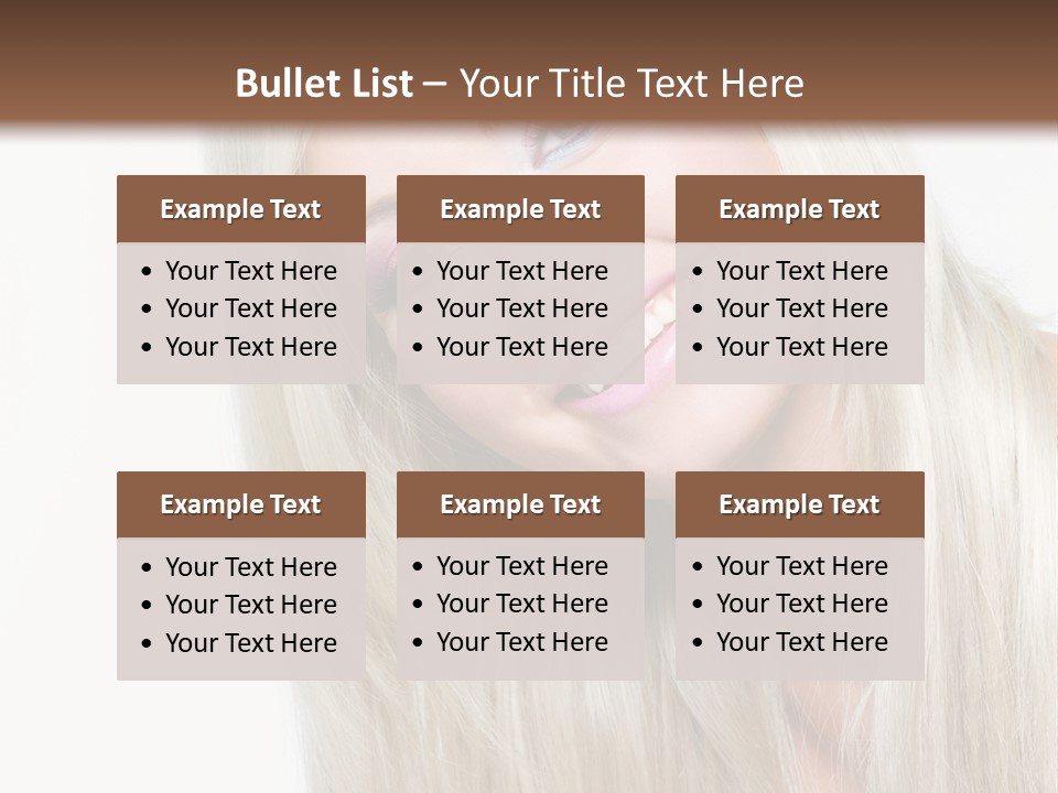 Fashion Smile Straight PowerPoint Template