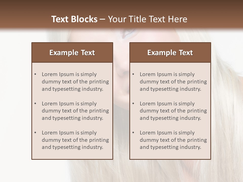 Fashion Smile Straight PowerPoint Template