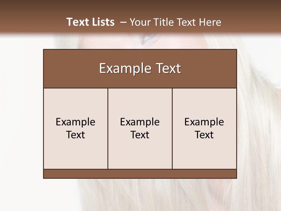 Fashion Smile Straight PowerPoint Template