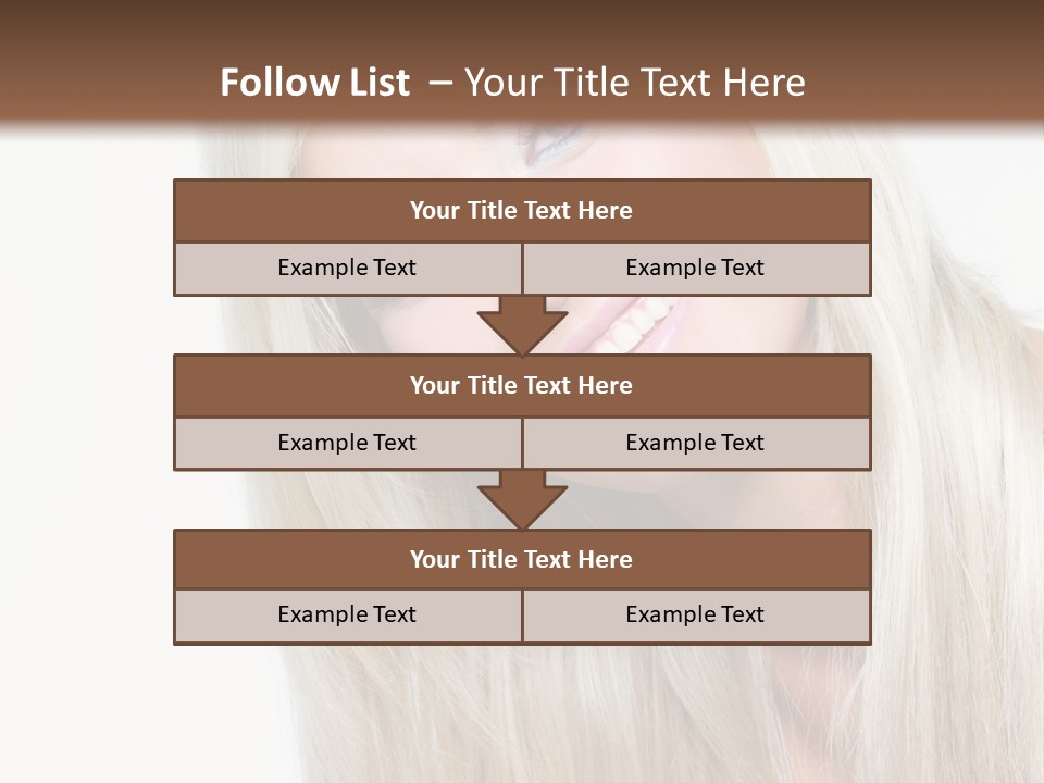 Fashion Smile Straight PowerPoint Template