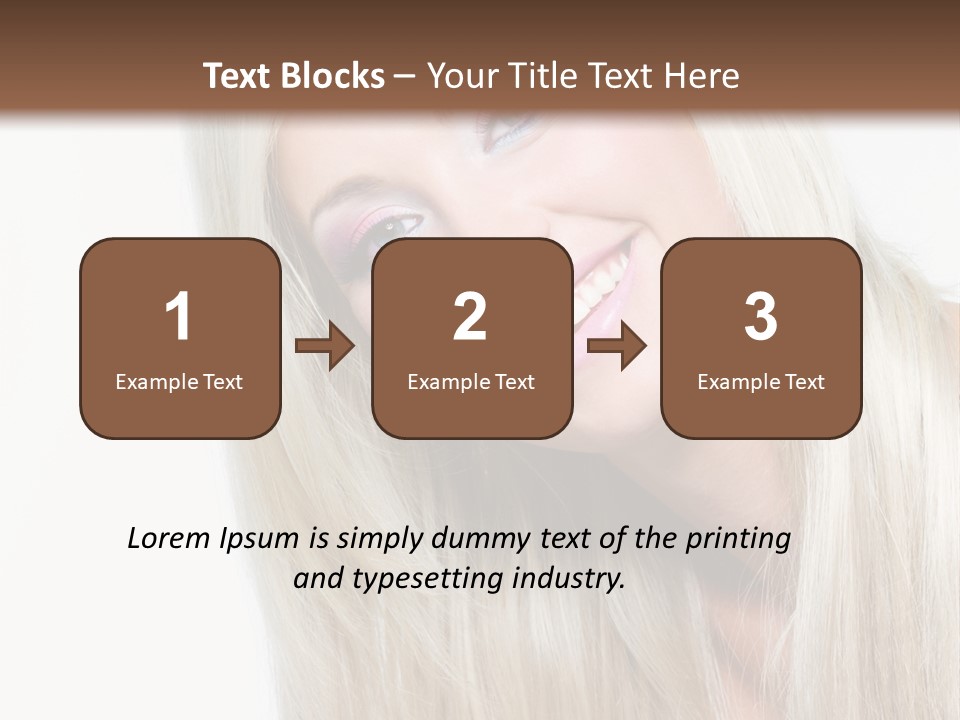 Fashion Smile Straight PowerPoint Template