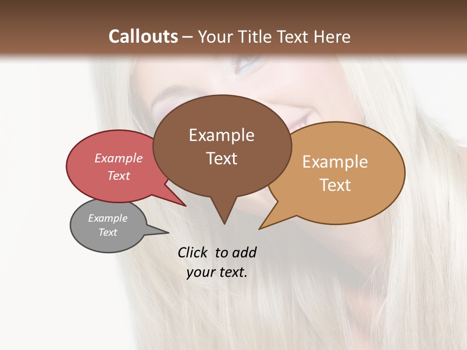 Fashion Smile Straight PowerPoint Template