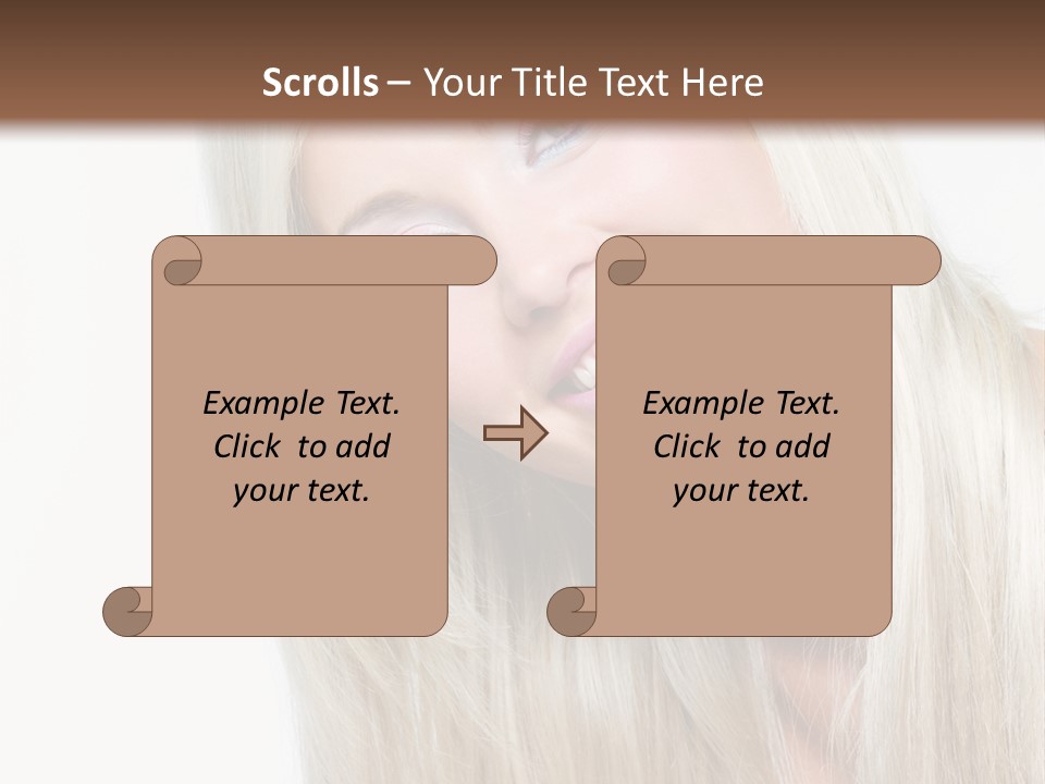Fashion Smile Straight PowerPoint Template