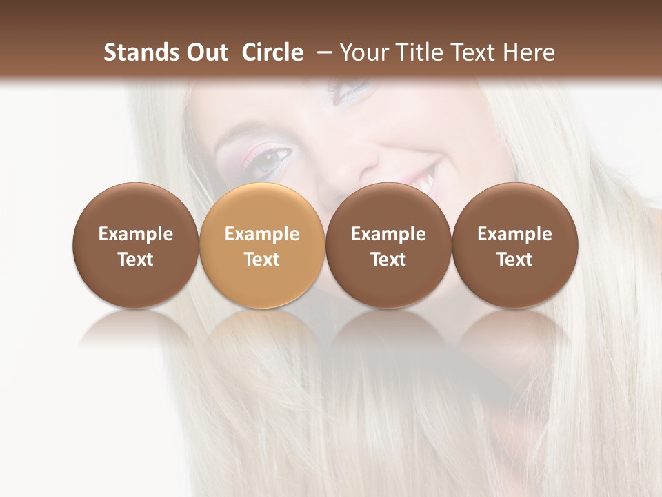 Fashion Smile Straight PowerPoint Template