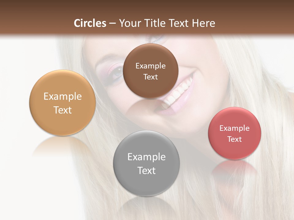 Fashion Smile Straight PowerPoint Template