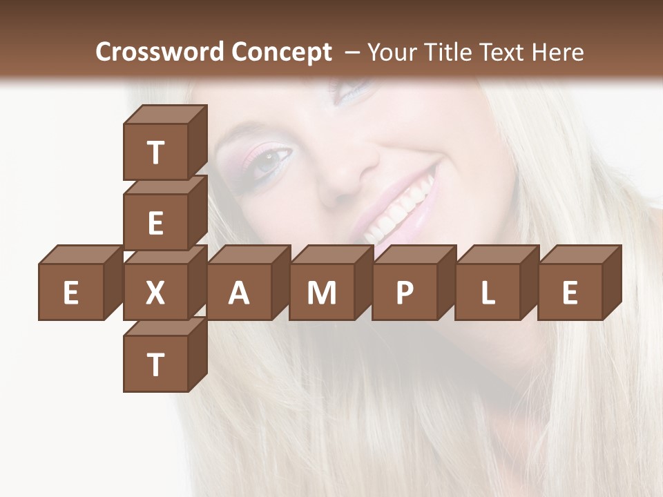 Fashion Smile Straight PowerPoint Template