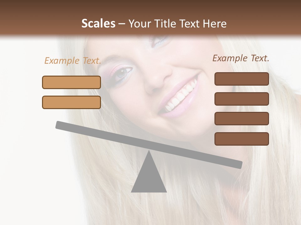 Fashion Smile Straight PowerPoint Template