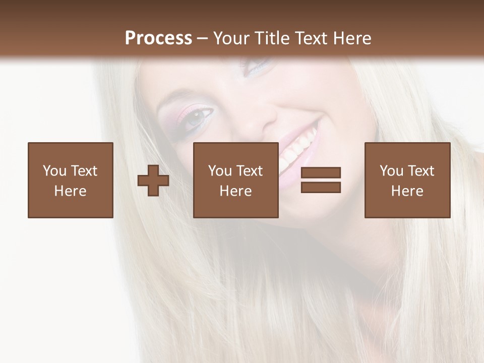 Fashion Smile Straight PowerPoint Template