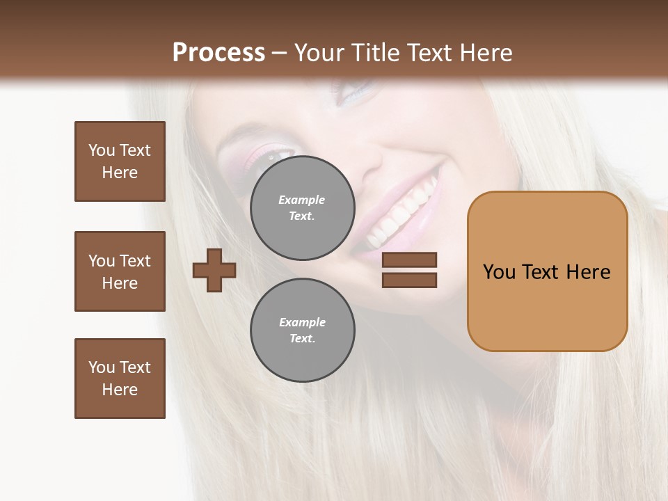 Fashion Smile Straight PowerPoint Template