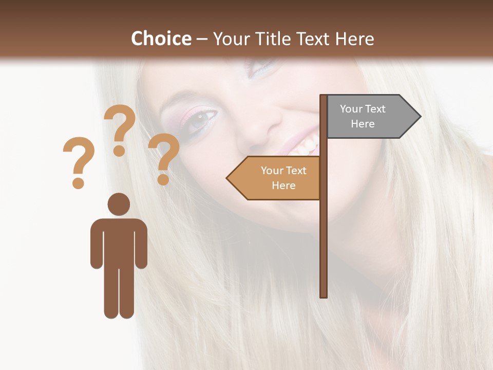 Fashion Smile Straight PowerPoint Template