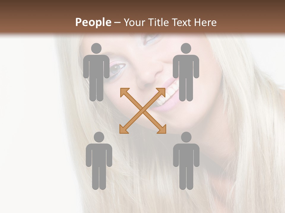 Fashion Smile Straight PowerPoint Template