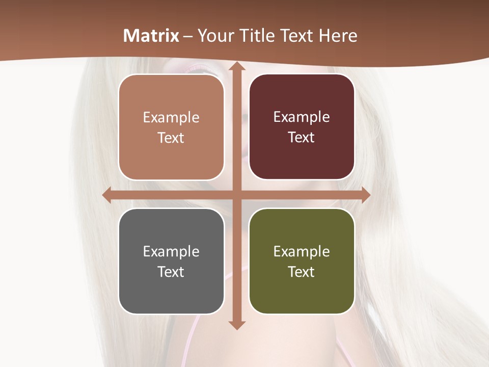 Hairstyle Vibrant Colourful PowerPoint Template