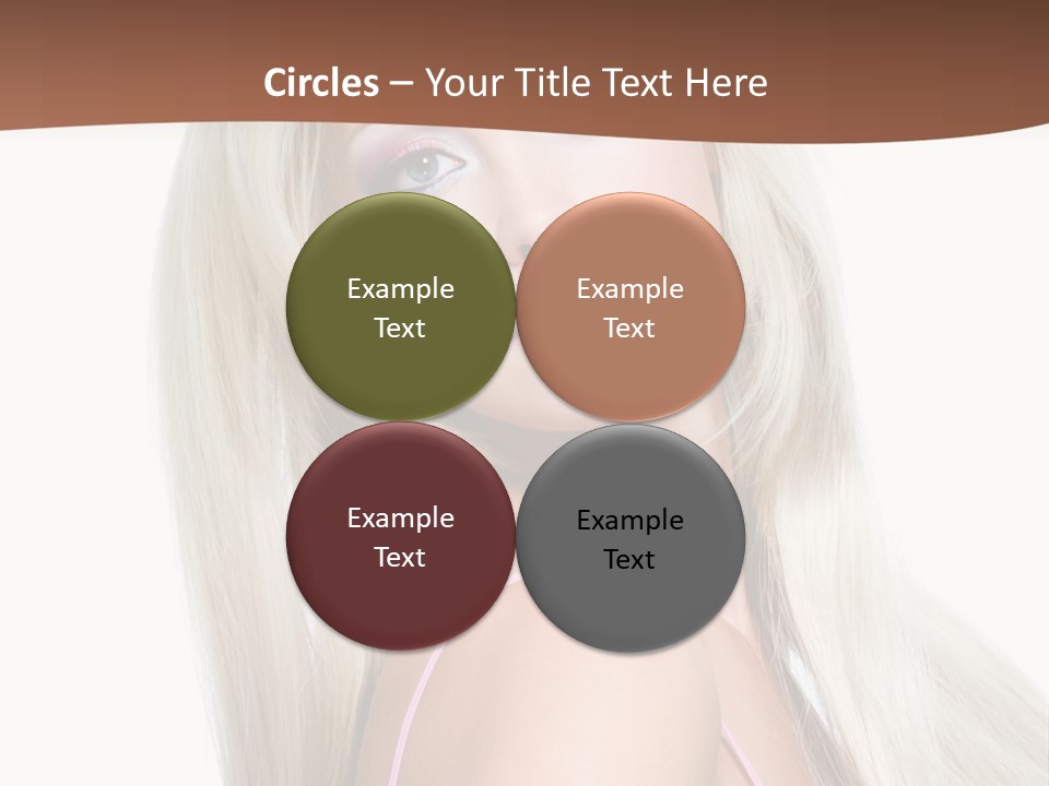 Hairstyle Vibrant Colourful PowerPoint Template