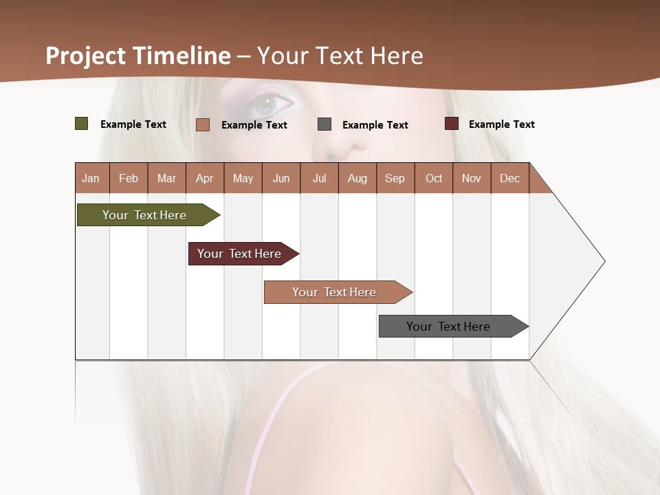 Hairstyle Vibrant Colourful PowerPoint Template