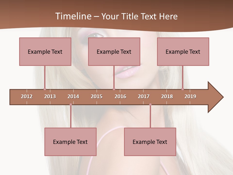 Hairstyle Vibrant Colourful PowerPoint Template