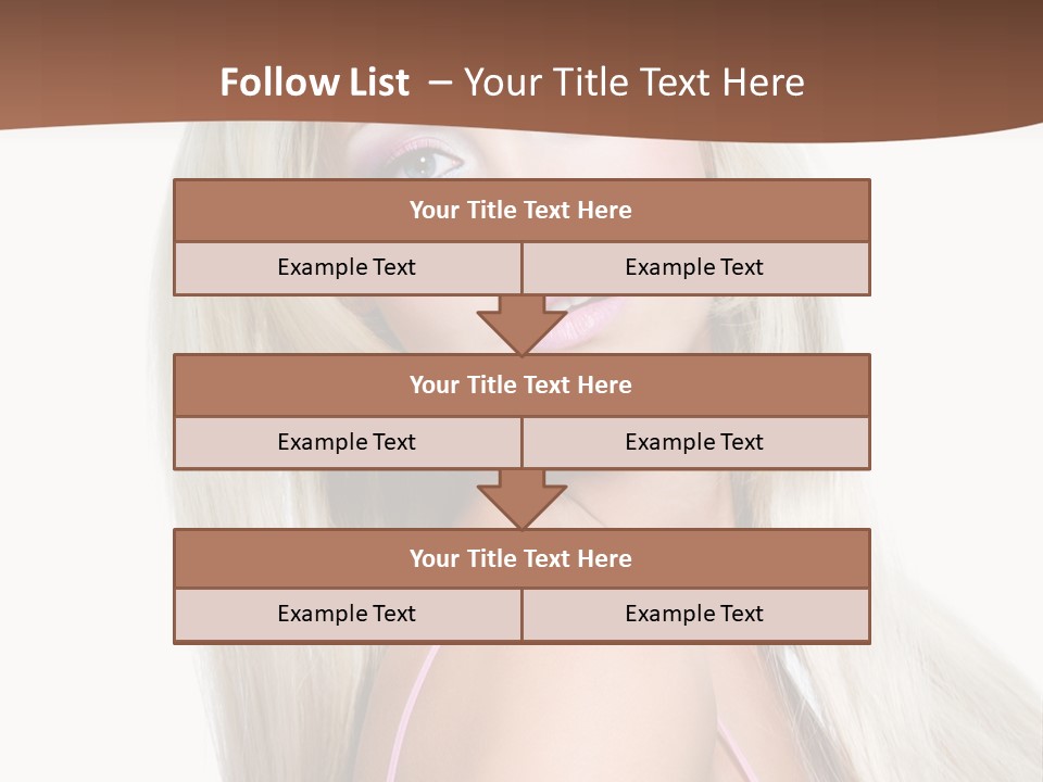 Hairstyle Vibrant Colourful PowerPoint Template