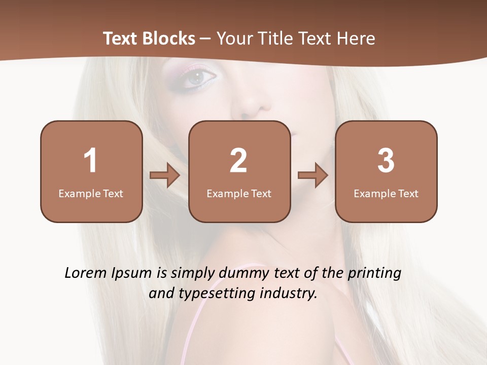 Hairstyle Vibrant Colourful PowerPoint Template