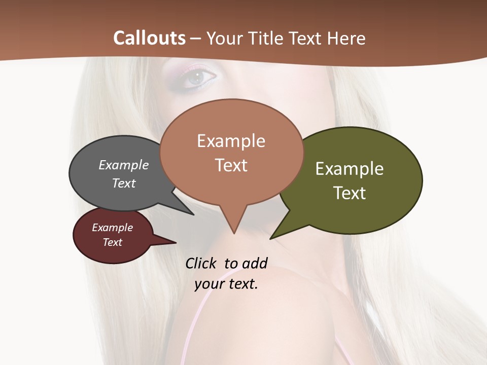 Hairstyle Vibrant Colourful PowerPoint Template