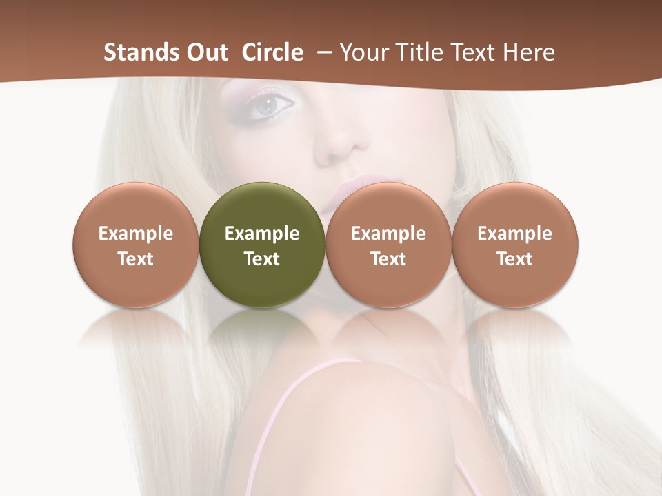 Hairstyle Vibrant Colourful PowerPoint Template