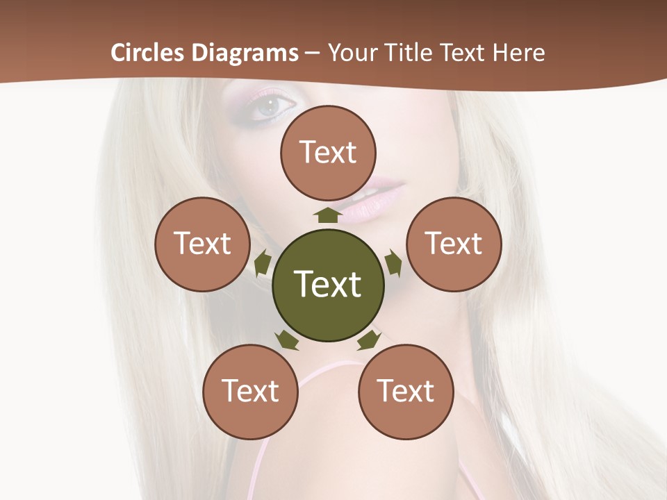 Hairstyle Vibrant Colourful PowerPoint Template