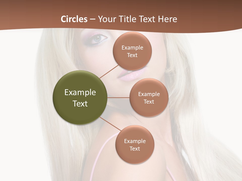 Hairstyle Vibrant Colourful PowerPoint Template