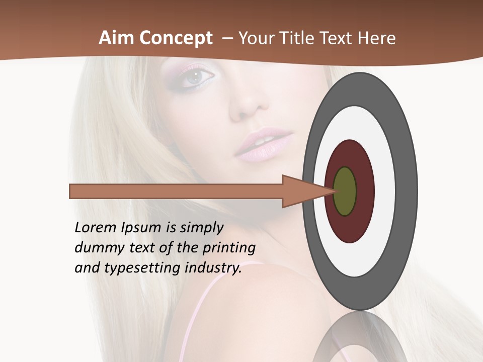 Hairstyle Vibrant Colourful PowerPoint Template