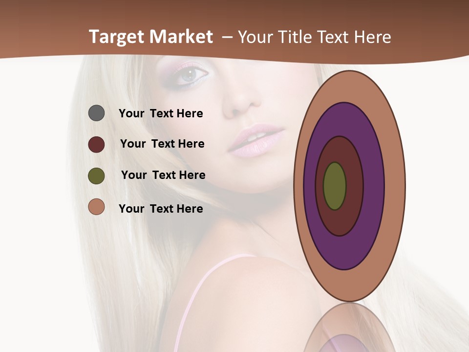 Hairstyle Vibrant Colourful PowerPoint Template