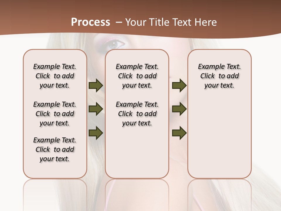 Hairstyle Vibrant Colourful PowerPoint Template