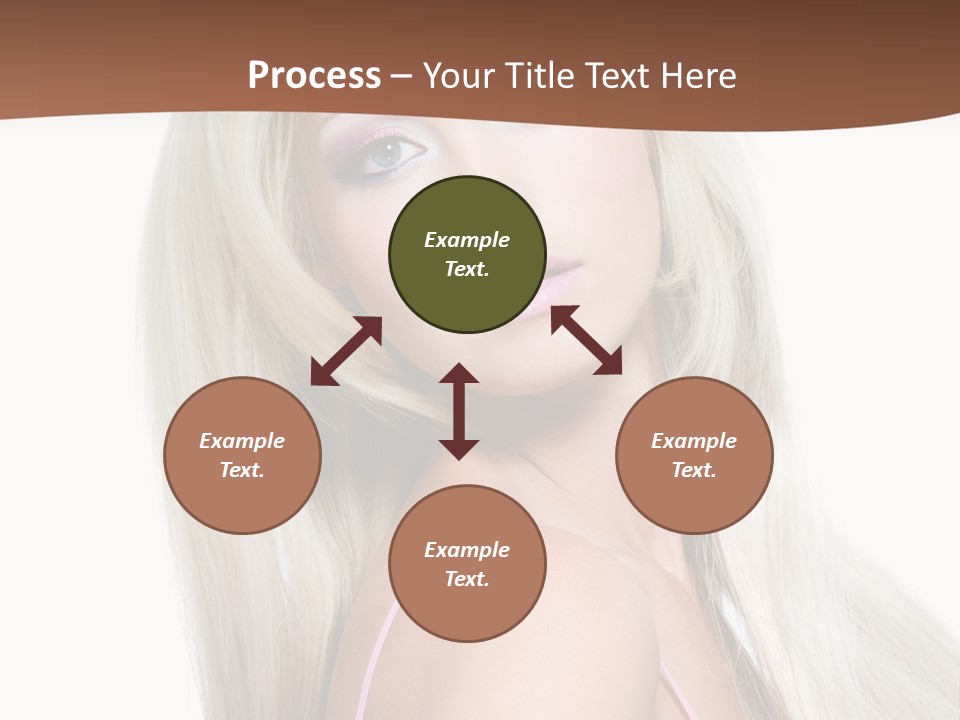 Hairstyle Vibrant Colourful PowerPoint Template