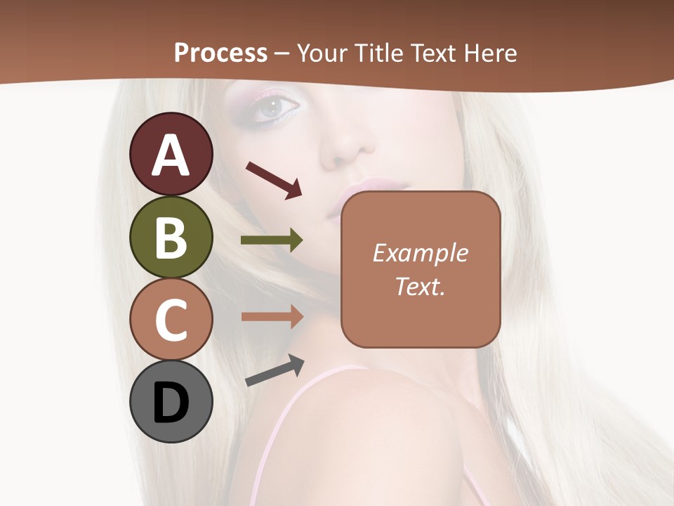 Hairstyle Vibrant Colourful PowerPoint Template