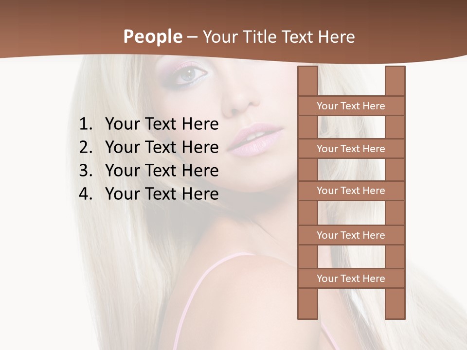 Hairstyle Vibrant Colourful PowerPoint Template