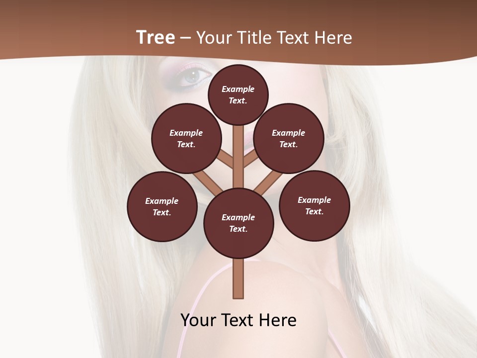 Hairstyle Vibrant Colourful PowerPoint Template