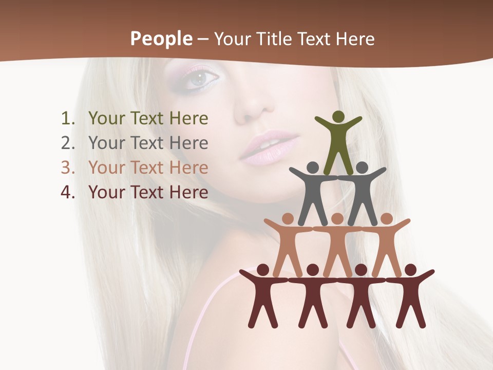 Hairstyle Vibrant Colourful PowerPoint Template