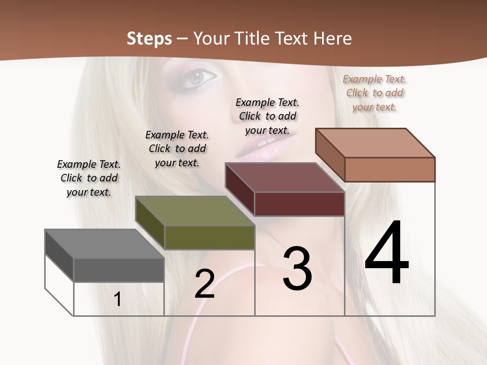 Hairstyle Vibrant Colourful PowerPoint Template
